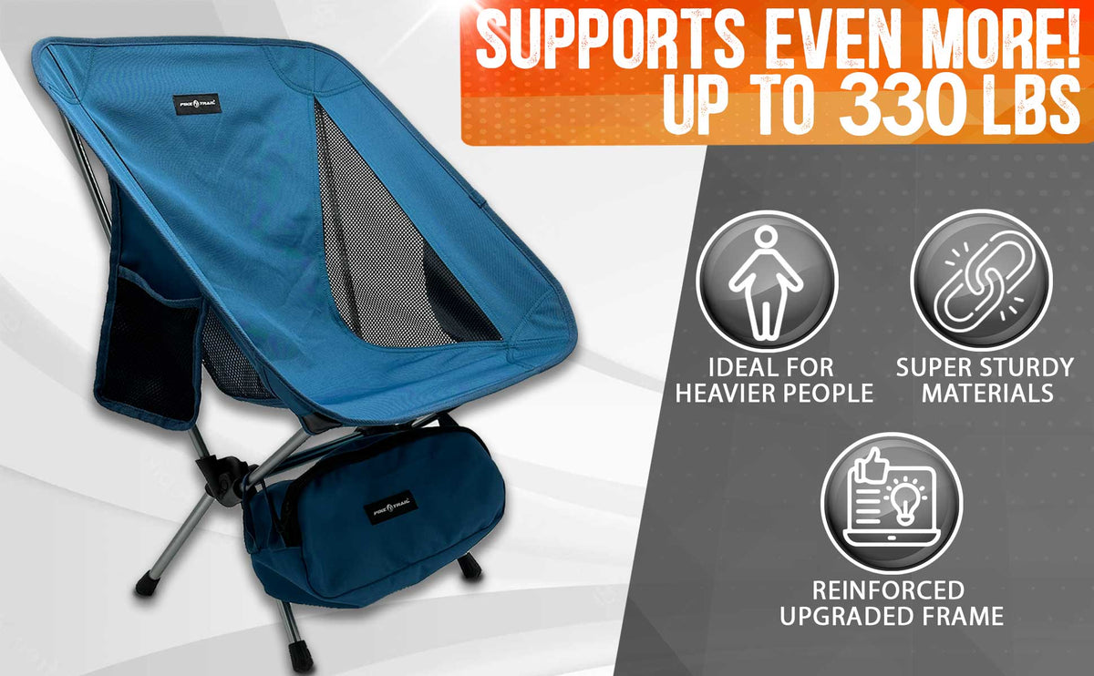Pike Trail Ultralight Compact Camping Chair | Portable Outdoor Folding Chair