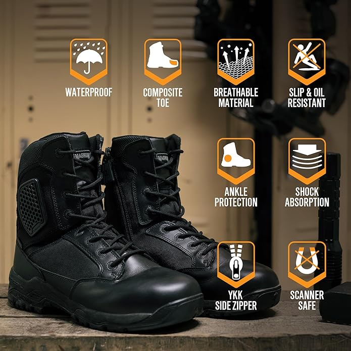 Magnum Boots STRIKE FORCE 8" Boot SZ WP CT