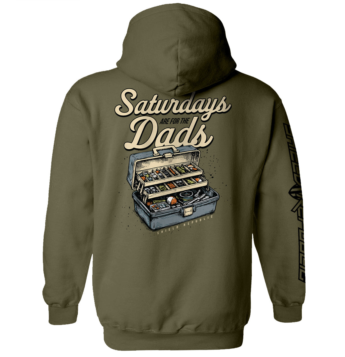Shield Republic Saturdays Are For The Dads Tackle Box