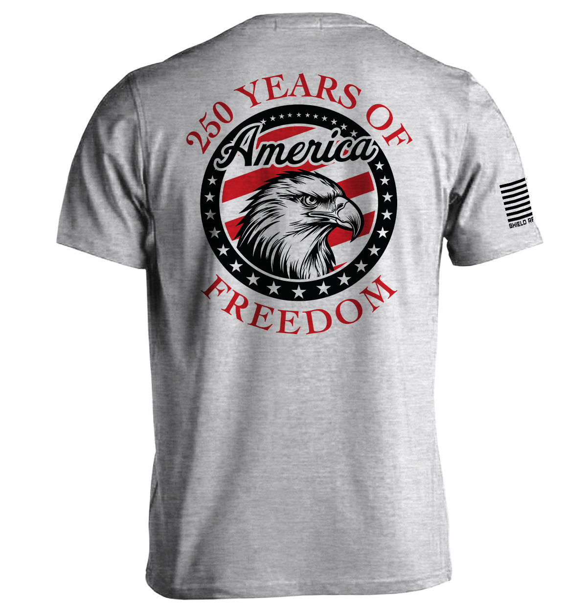 Shield Republic 250 Years Of Freedom Eagle Circle