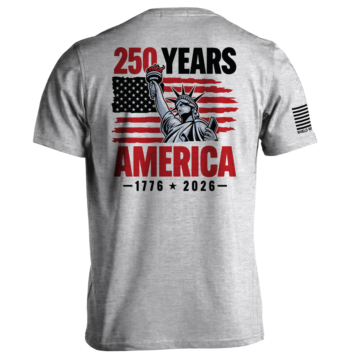 Shield Republic 250 Years Statue of Liberty