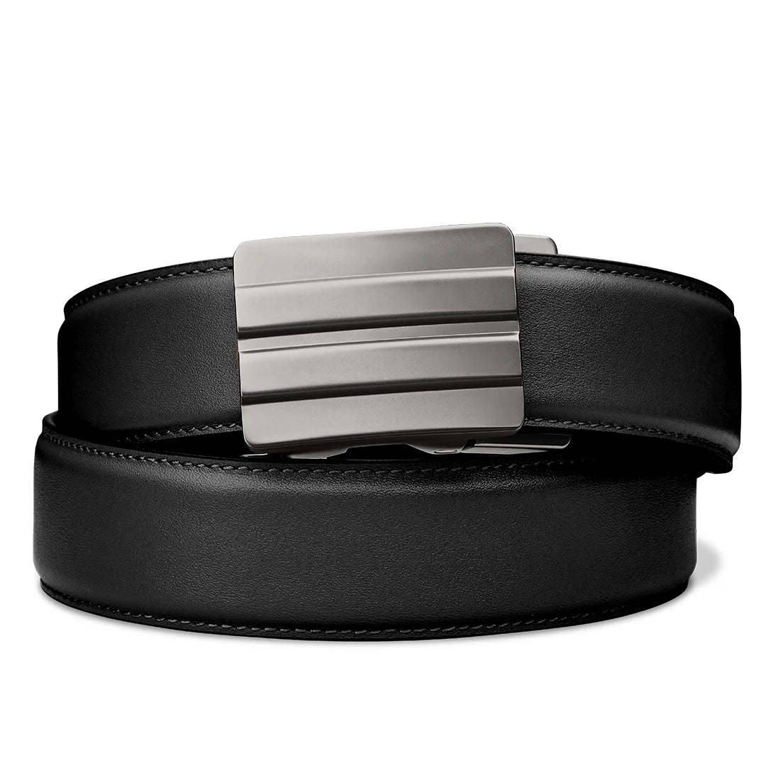 Kore Essentials Black Leather Gun Belt 1.5"