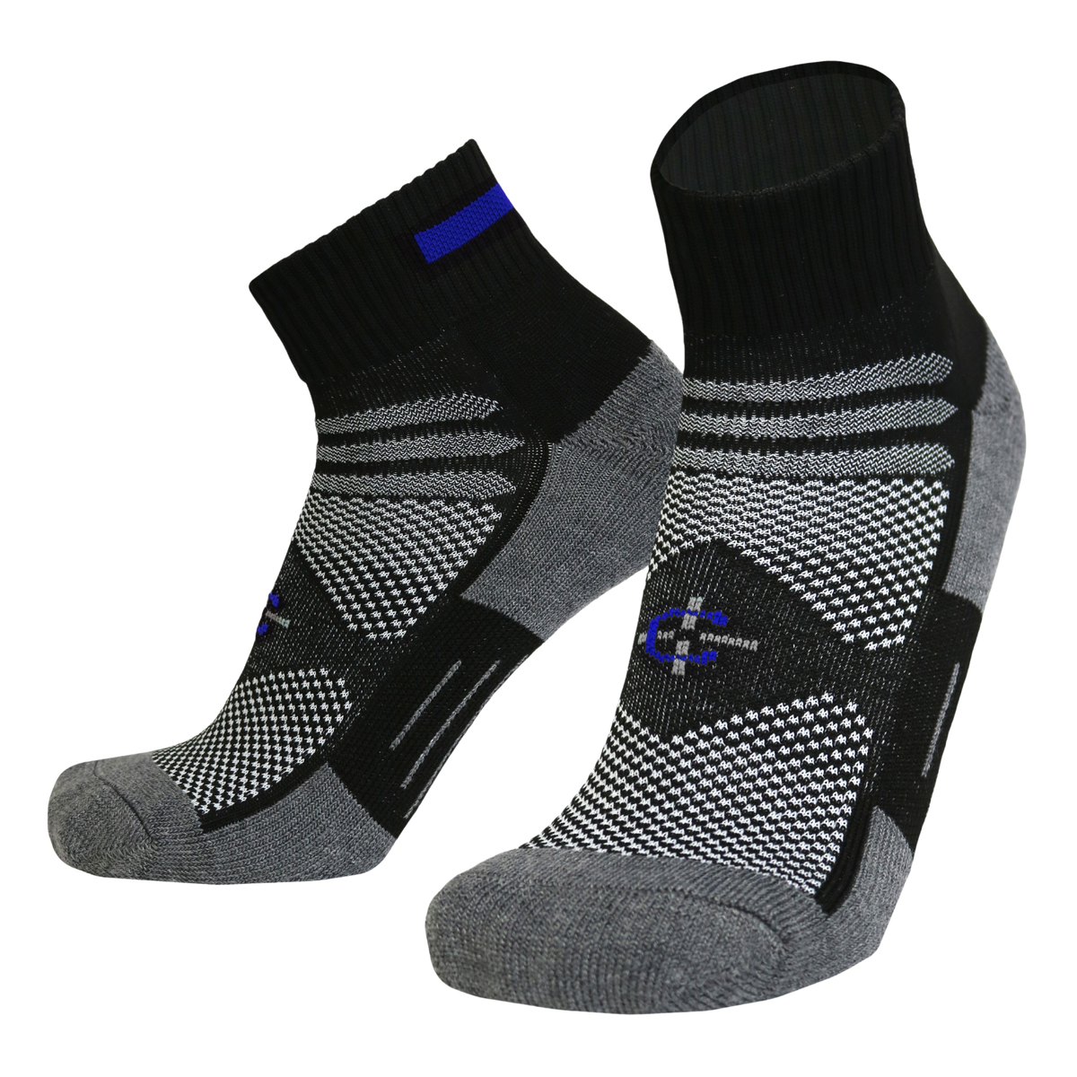 Covert Threads Blue Line Quarter Sock