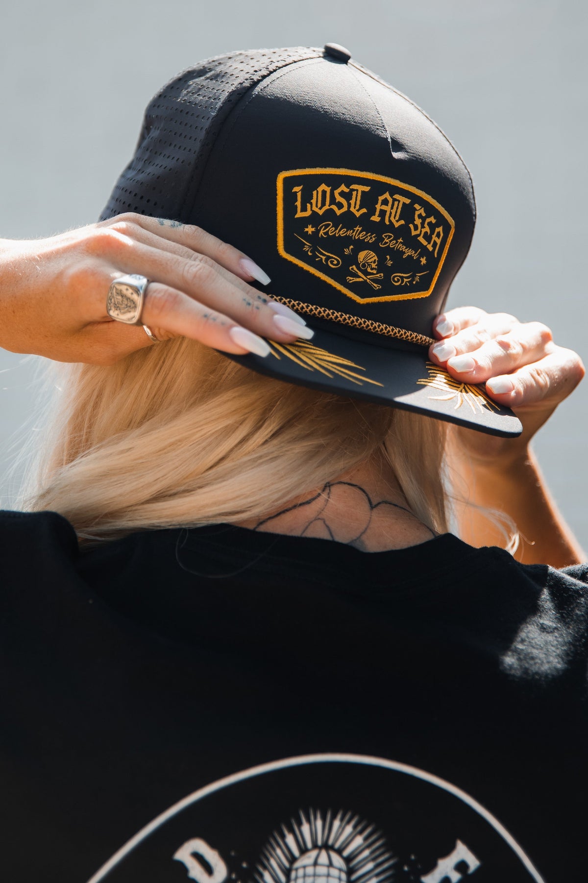 Lost At Sea BLACKOUT Snapback