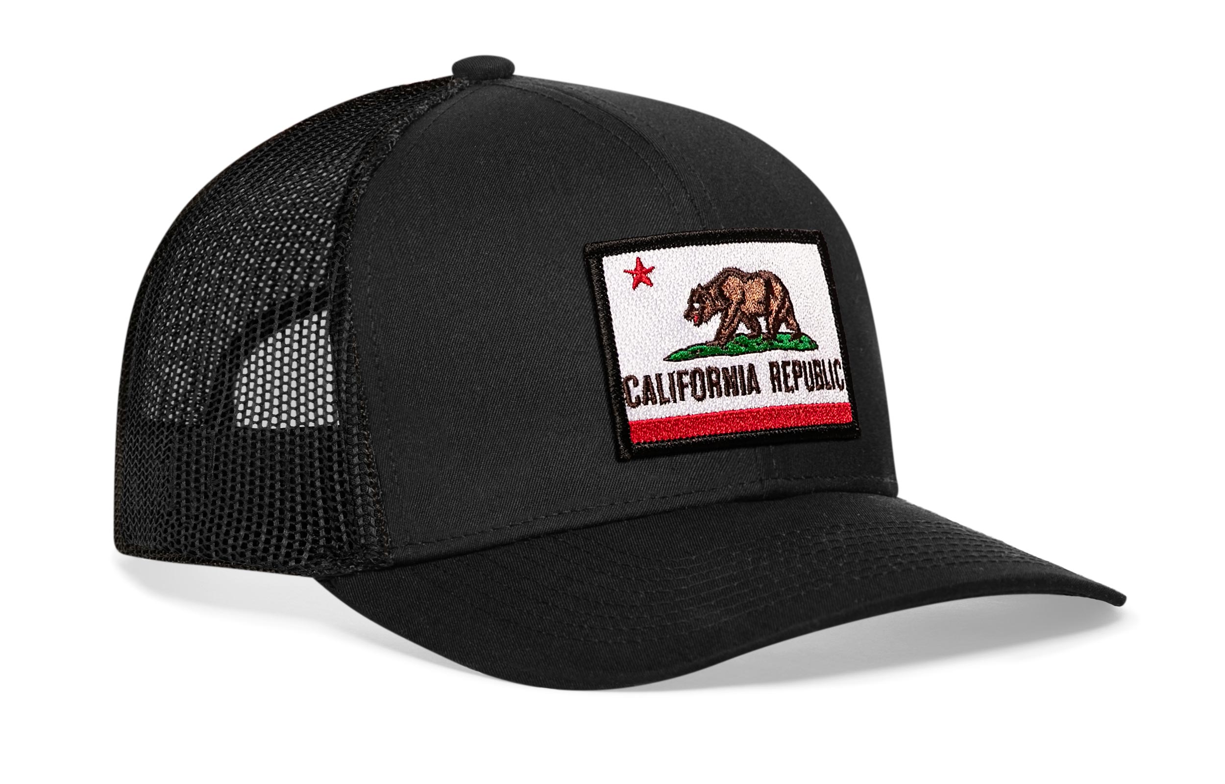 California Flag Trucker Hat | CA Snapback