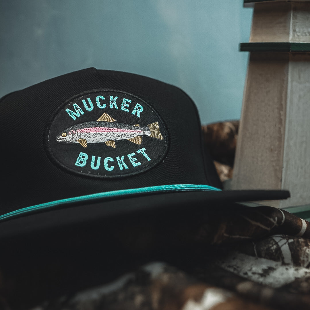 Mucker Bucket Rainbow Trout Bucket Hat | Fishing & Outdoor Hat