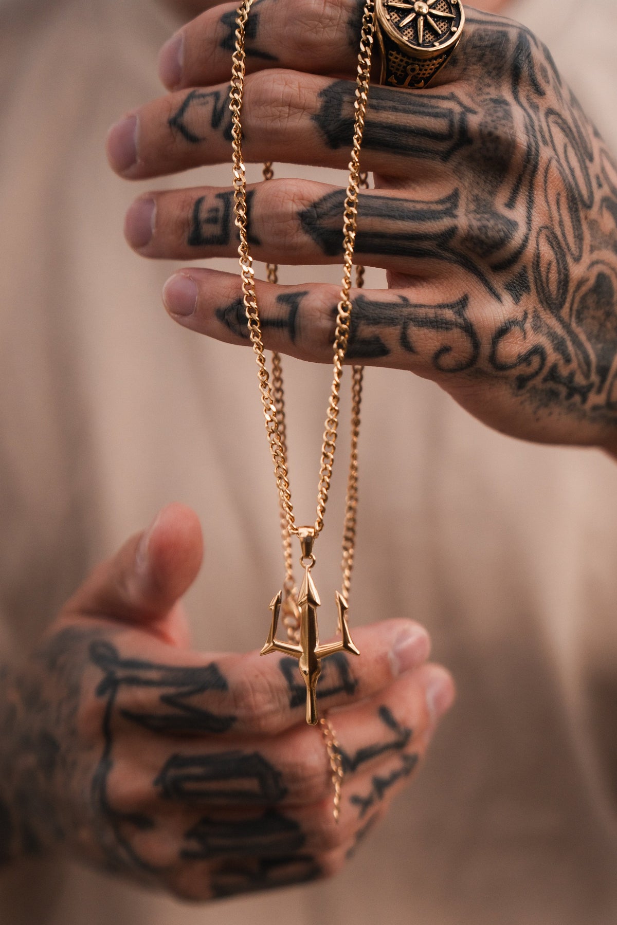 Poseidon's Trident Necklace