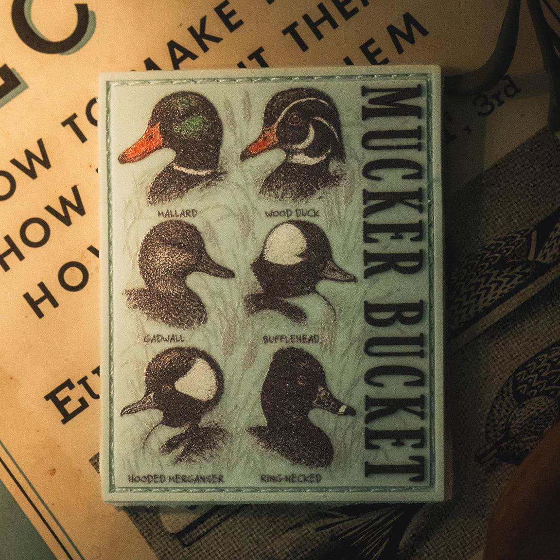 Mucker Bucket Duck DNA PVC Patch | Duck Hunting Morale Patch