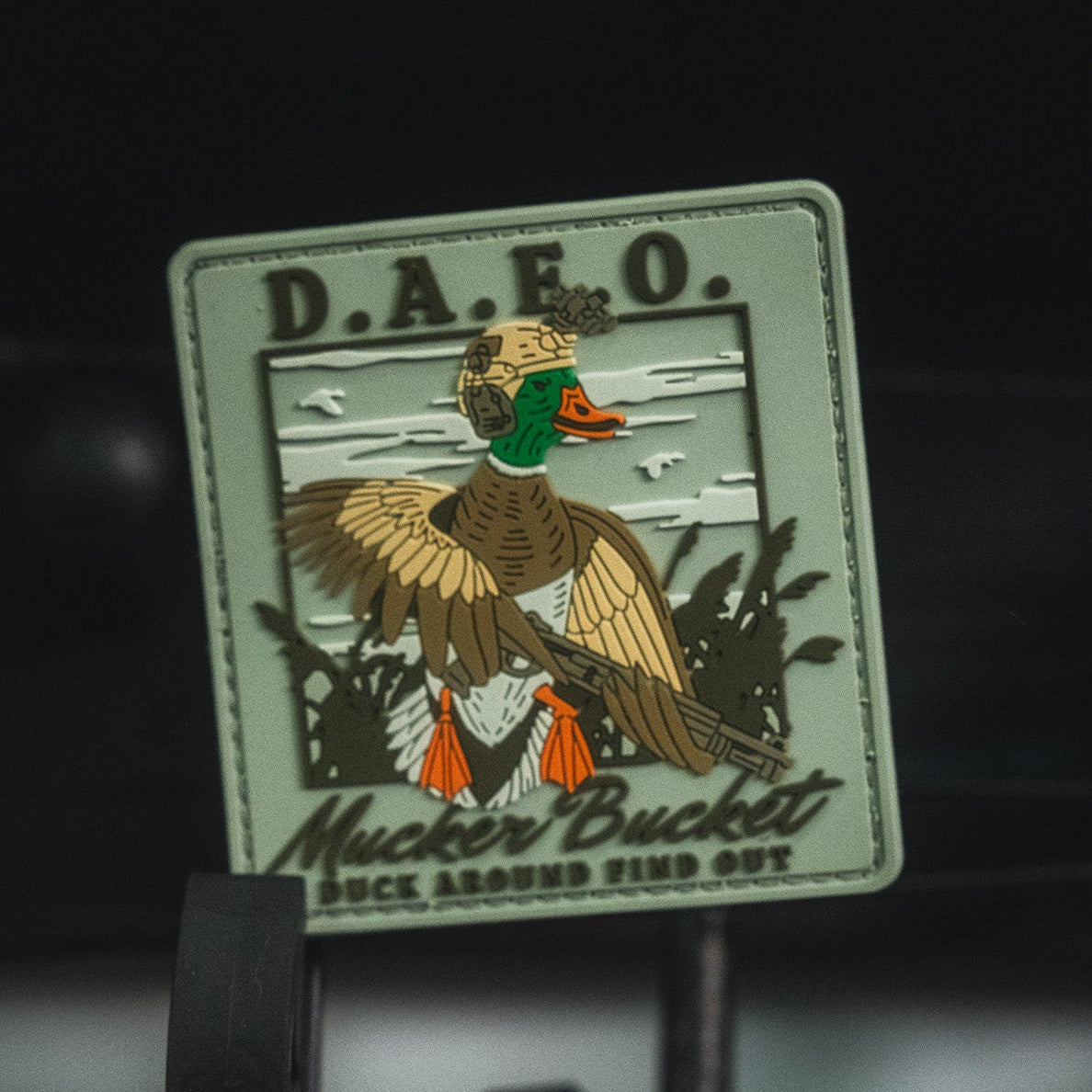Mucker Bucket Duck Around & Find Out PVC Patch | Duck Hunting Morale Patch
