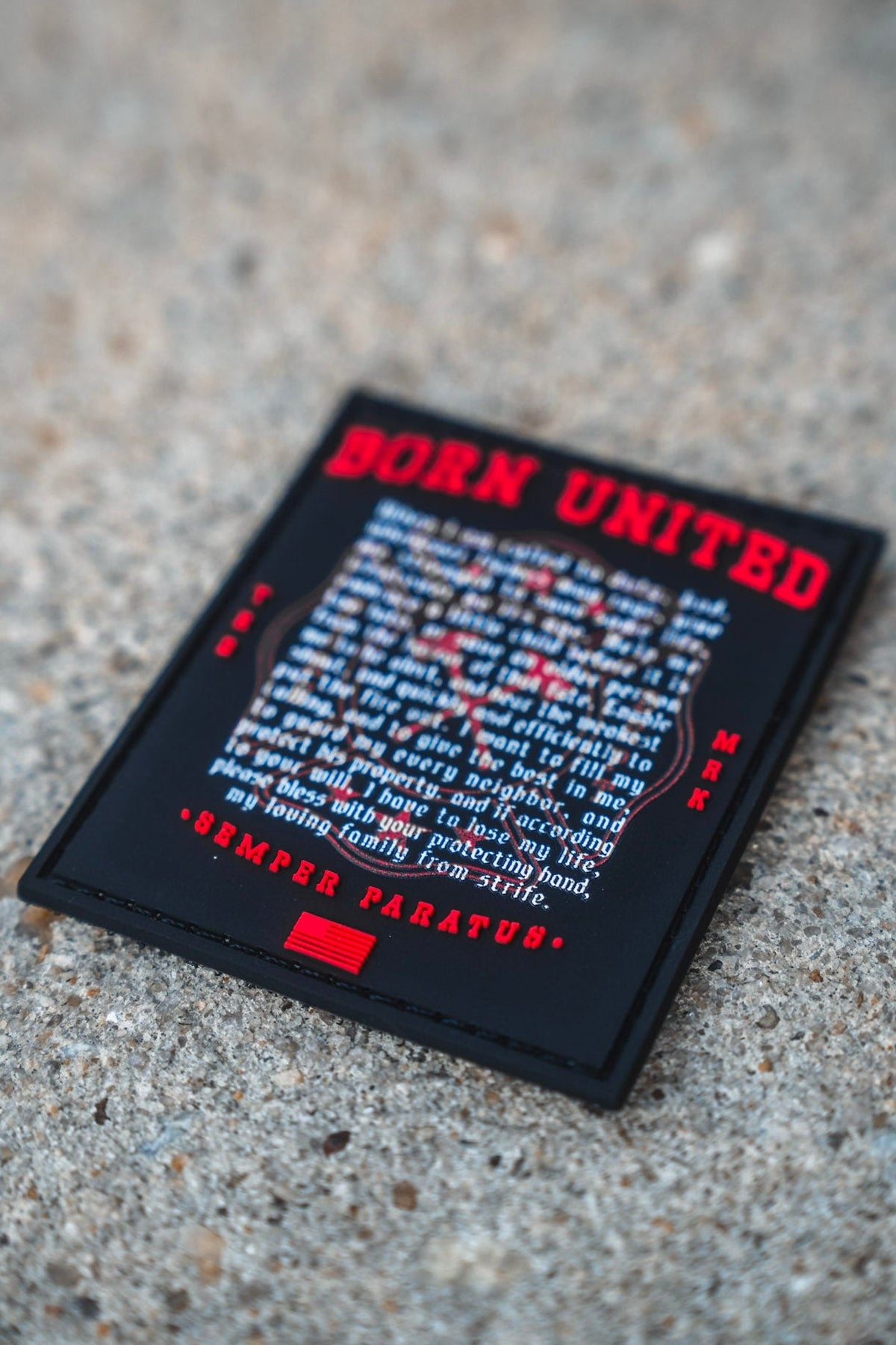 Fireman's Prayer PVC Patch