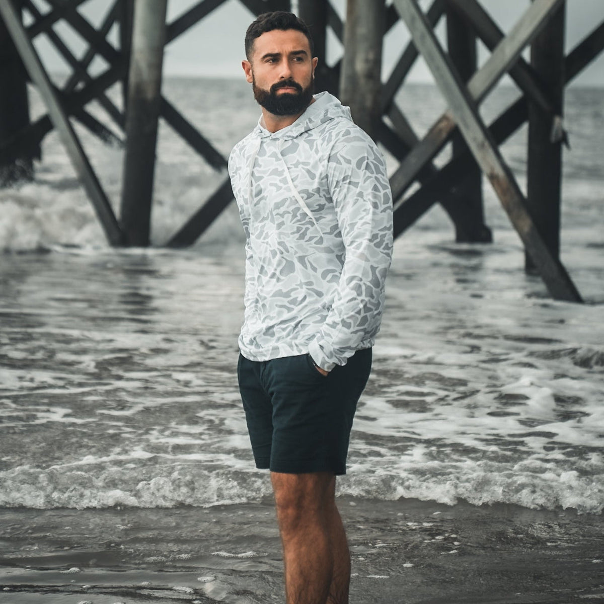 Performance Hoodie - Ghost Camo