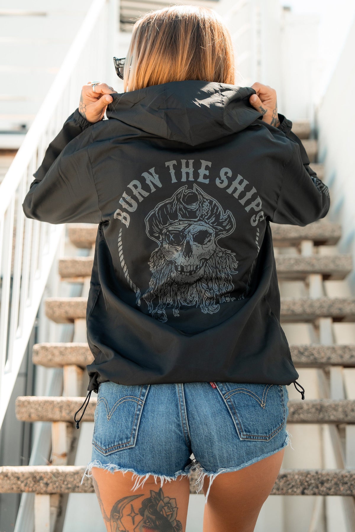 Burn The Ships Windbreaker Jacket