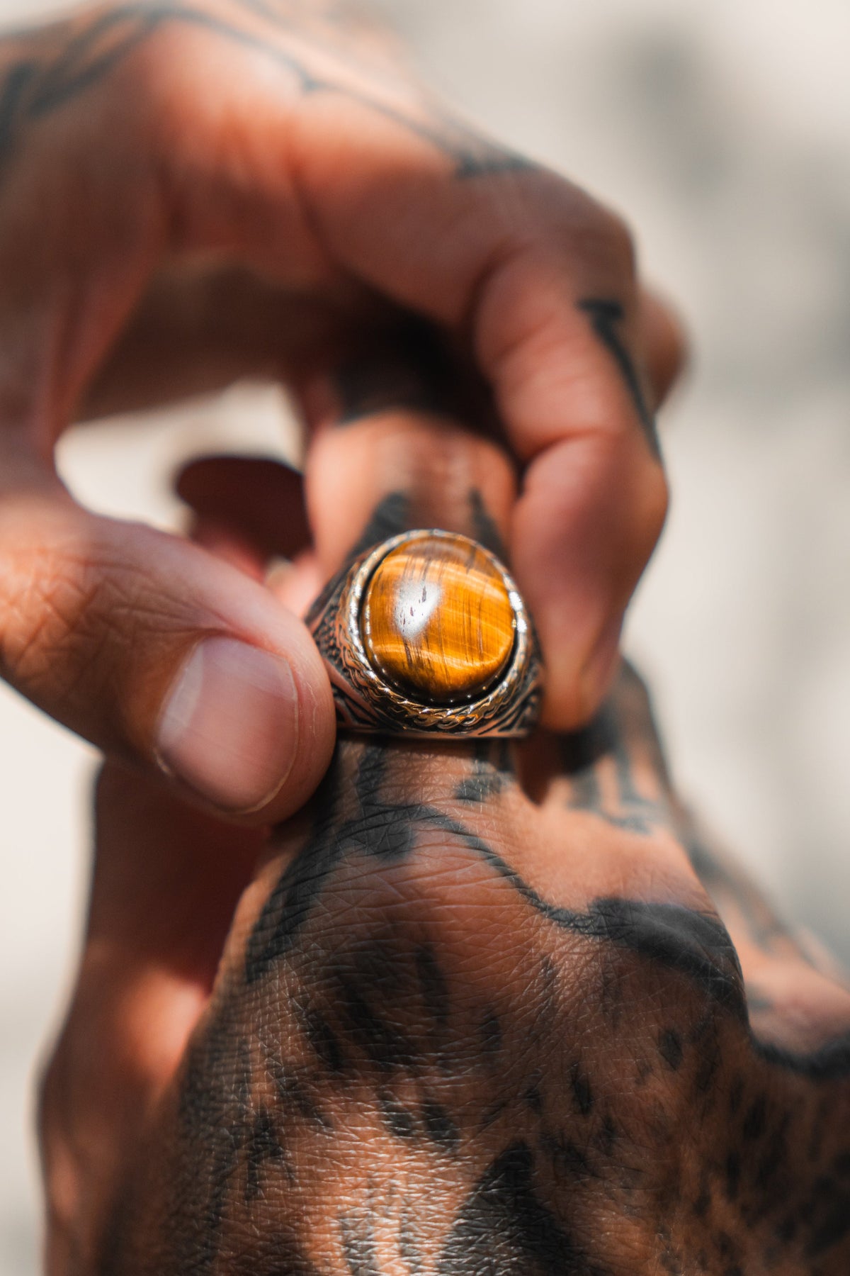 Imperial Tiger's Eye Ring