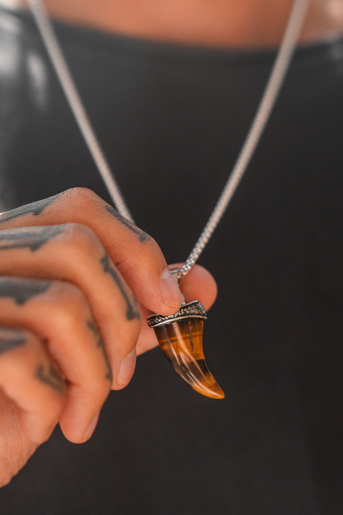 Bear Claw Pendant Necklace