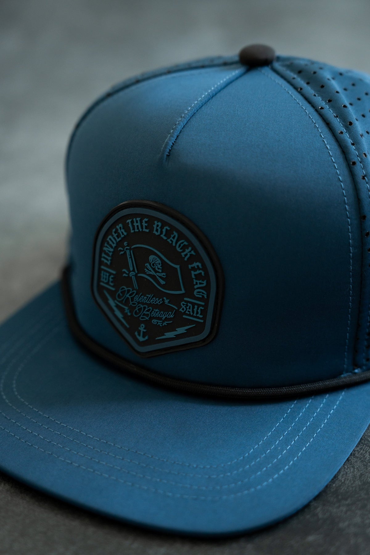 Black Flag Slate Snapback