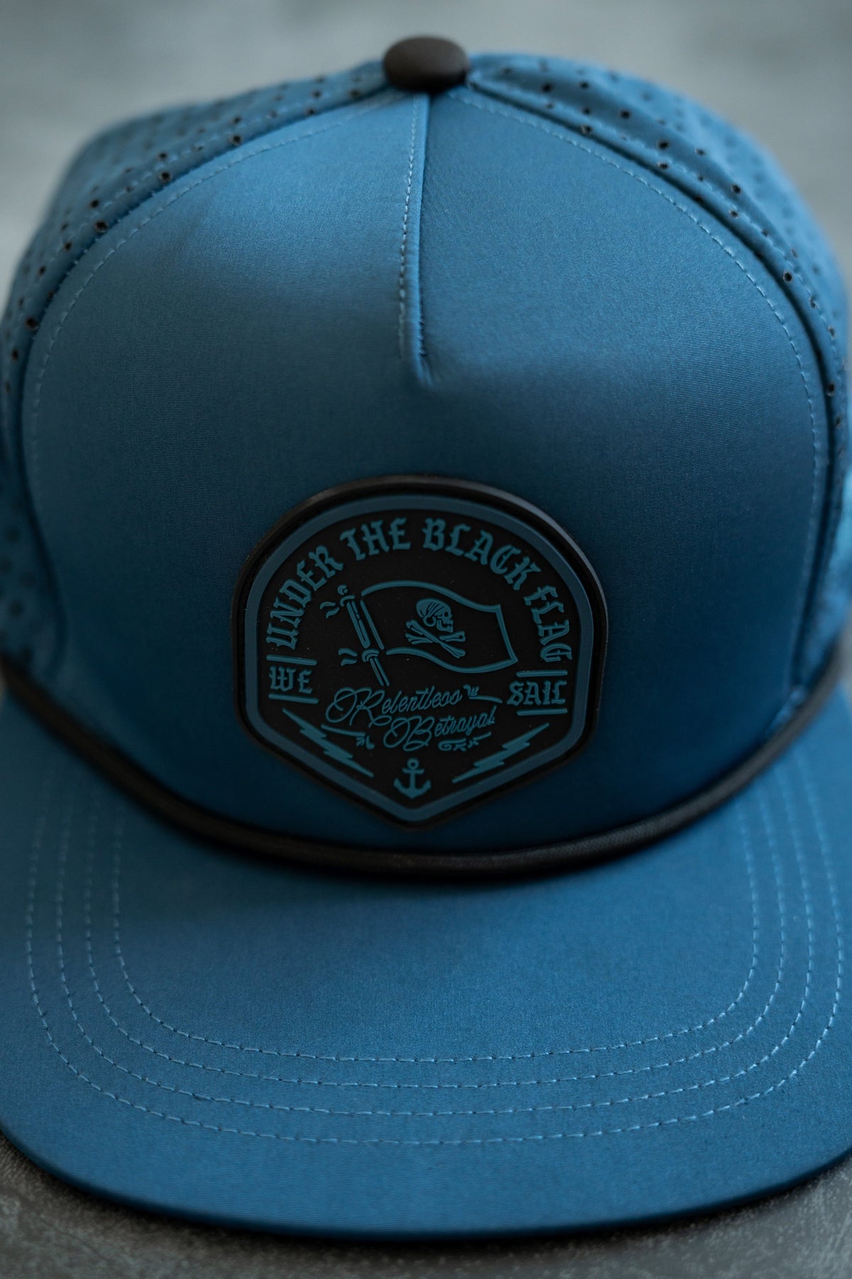 Black Flag Slate Snapback