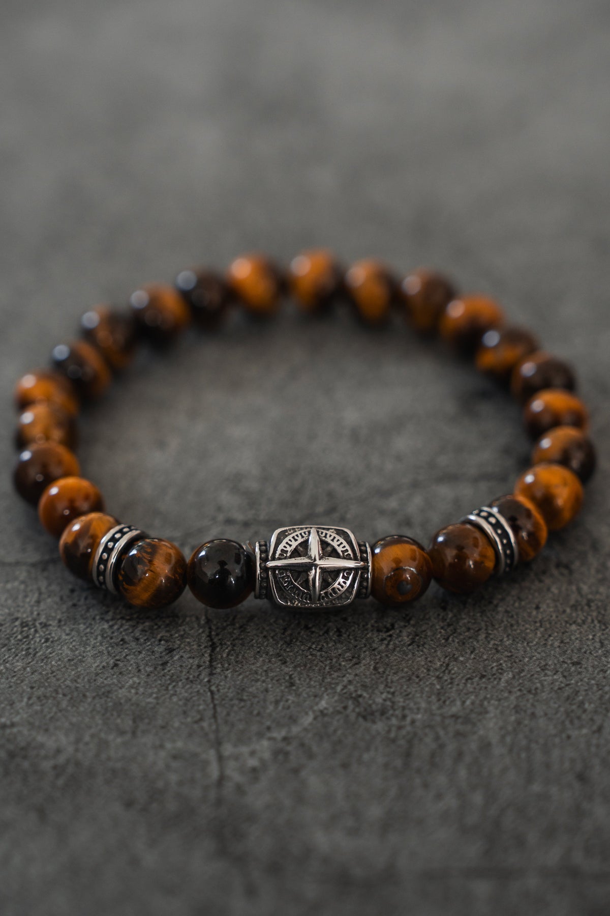 Polaris Tiger's Eye Bead Bracelet