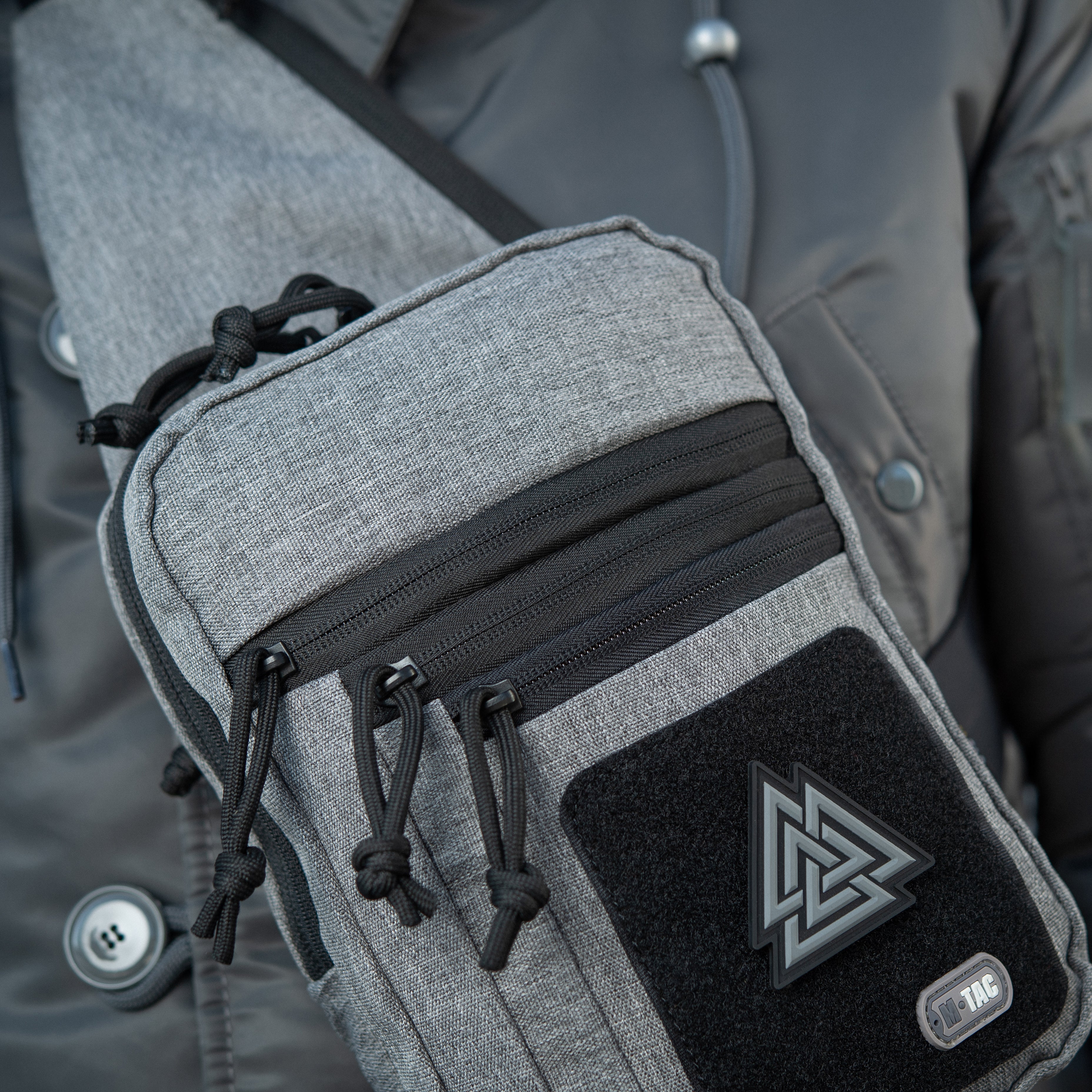 M-Tac LEFT-HANDED Tactical Sling Bag for Men with Holster
