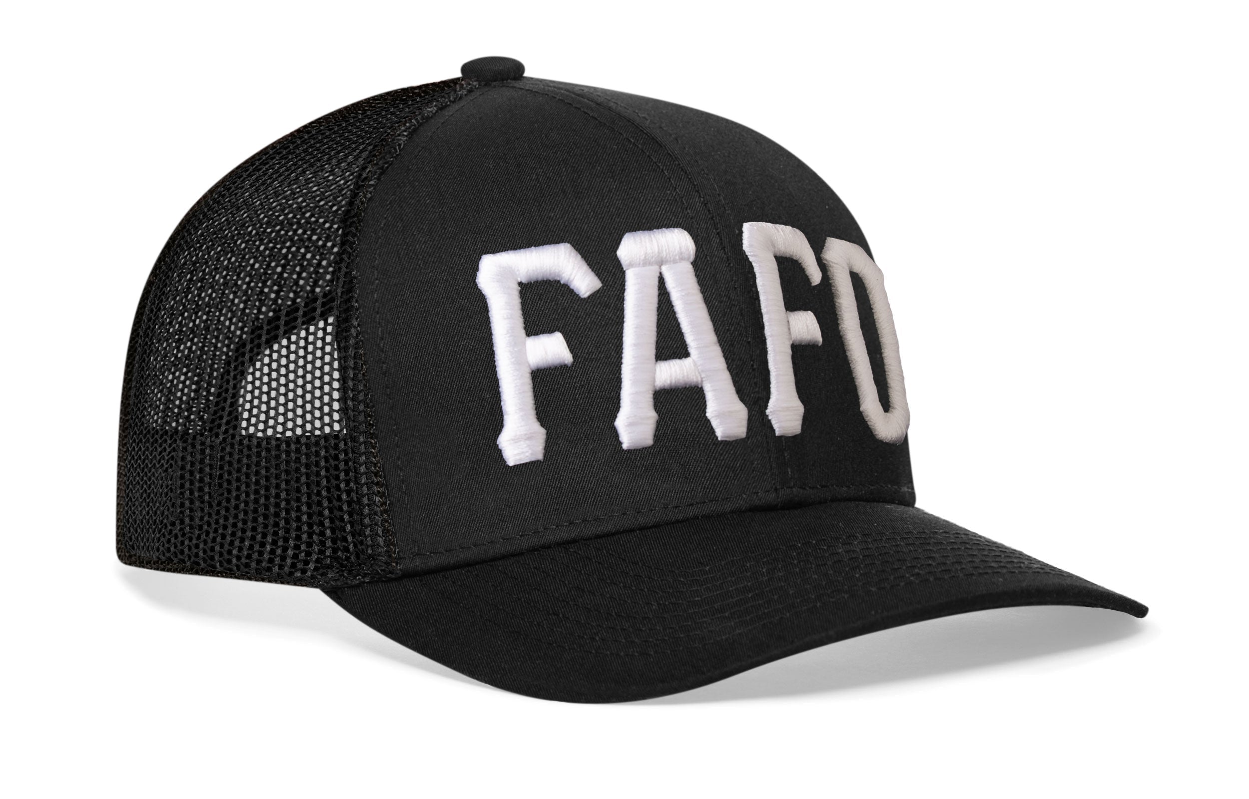 Haka Hat FAFO Trucker Hat | Black Fuck Around, Find Out Snapback