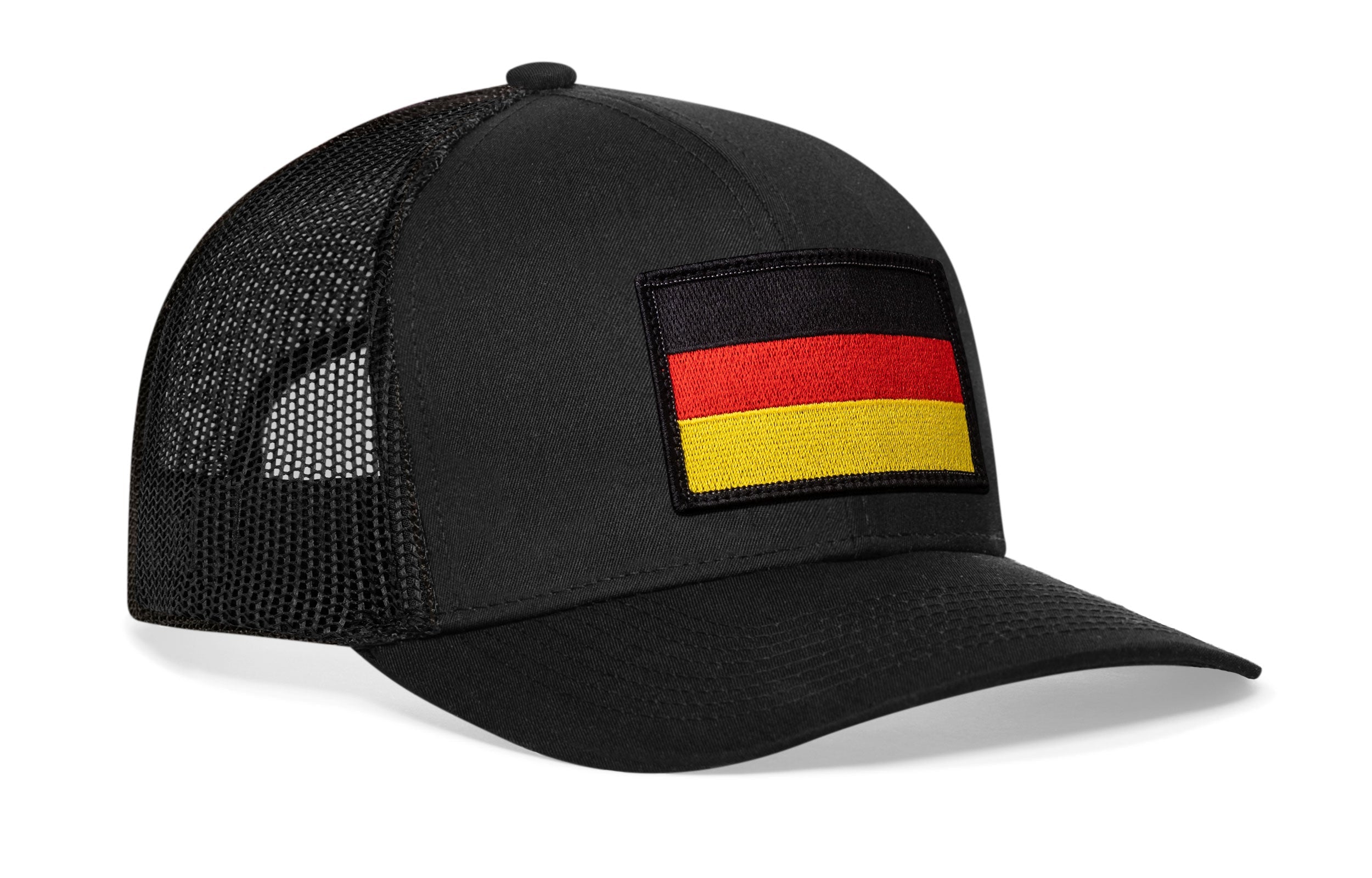 German Flag Trucker Hat | Black Germany Snapback