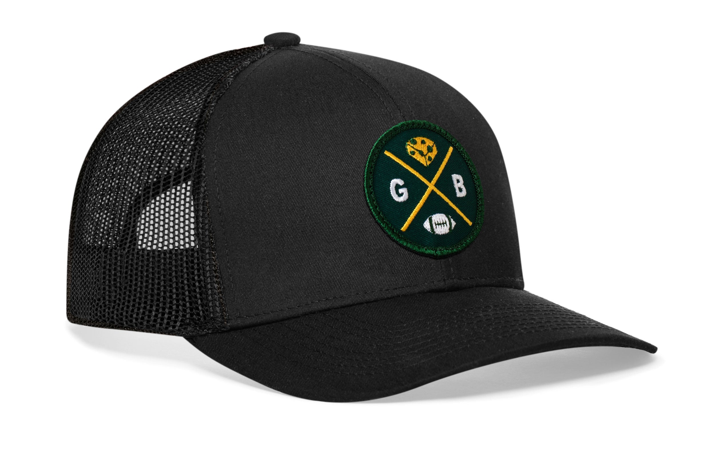 Green Bay Football Trucker Hat | GB X Snapback