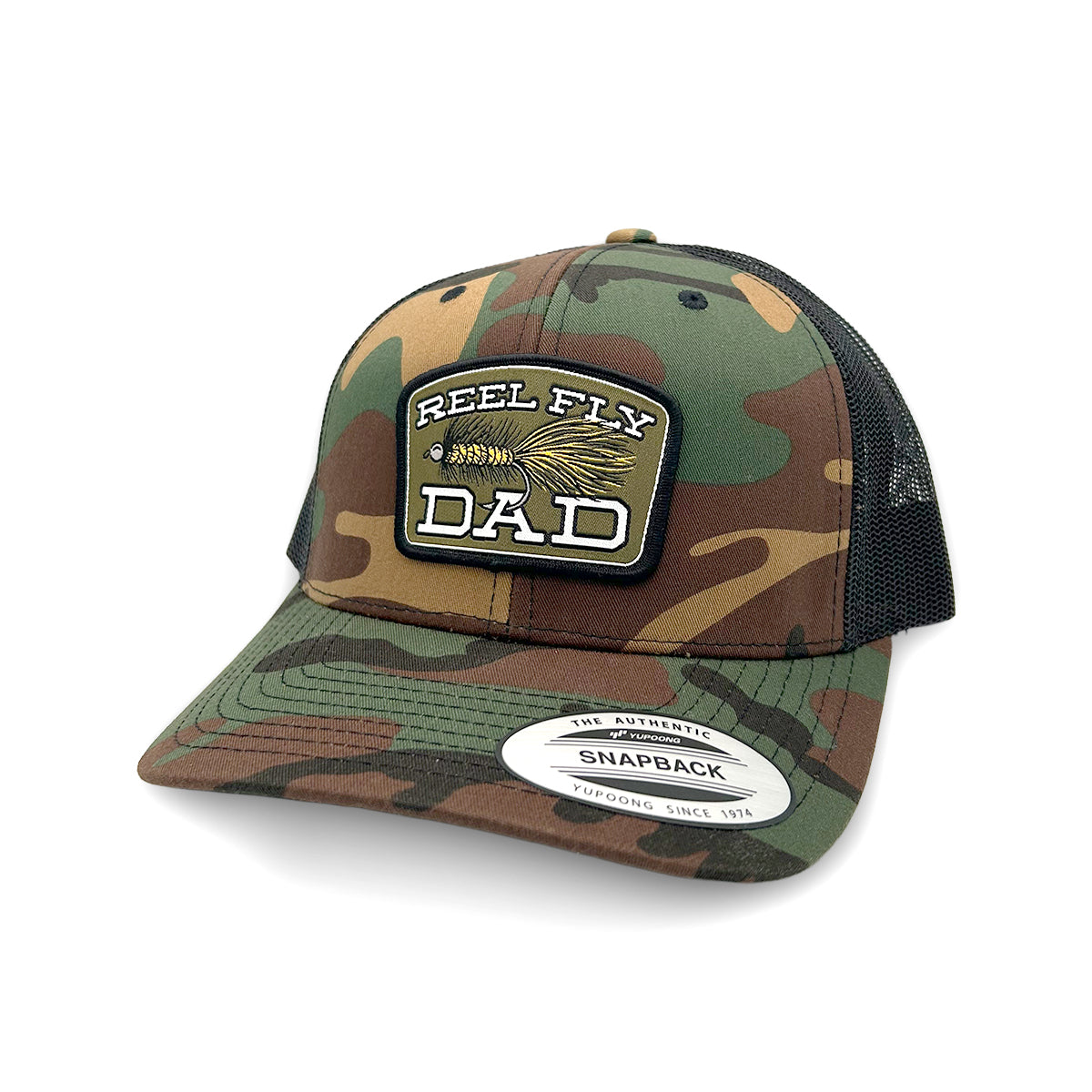 Shield Republic Reel Fly Dad (Woven Patch)