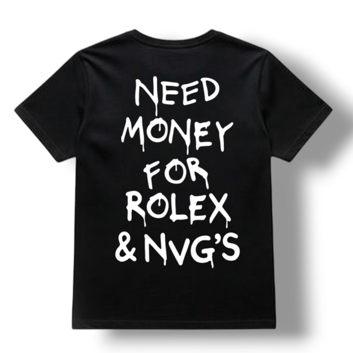 Direct Action Apparel "Need Money" Tee – Black Tactical & Military Lifestyle T-Shirt