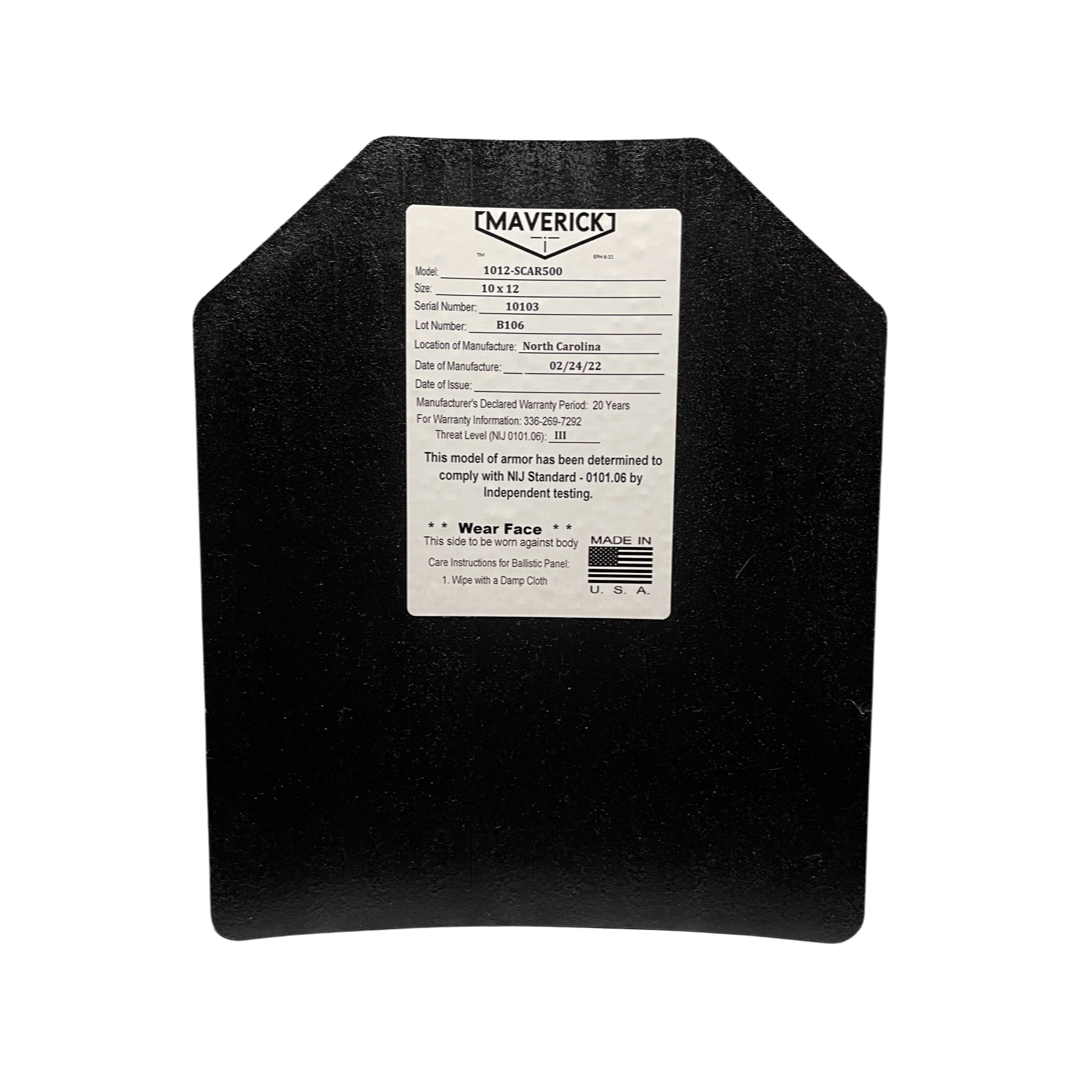 Level III Steel Armor Plate Set