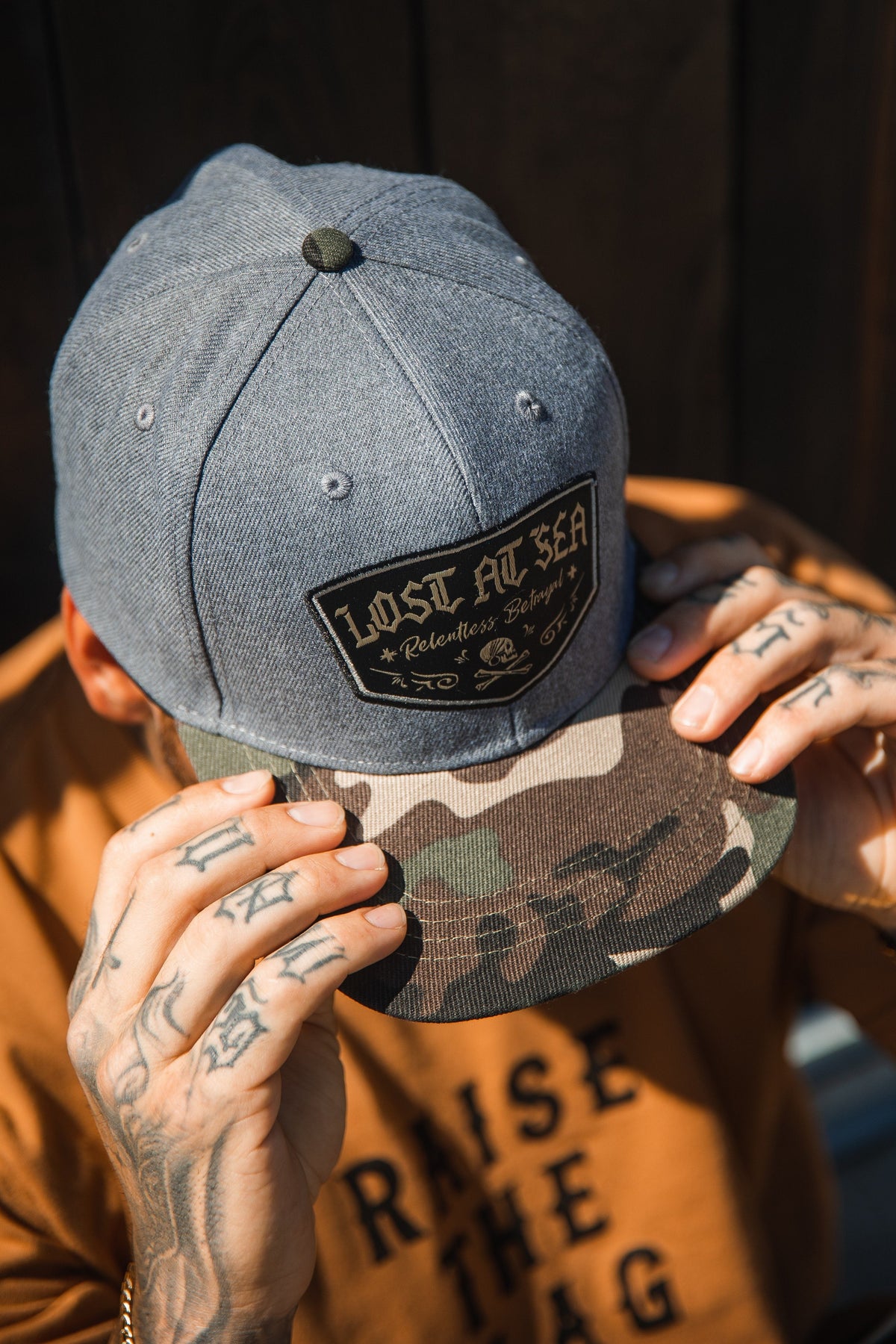 Lost At Sea Camo Snapback