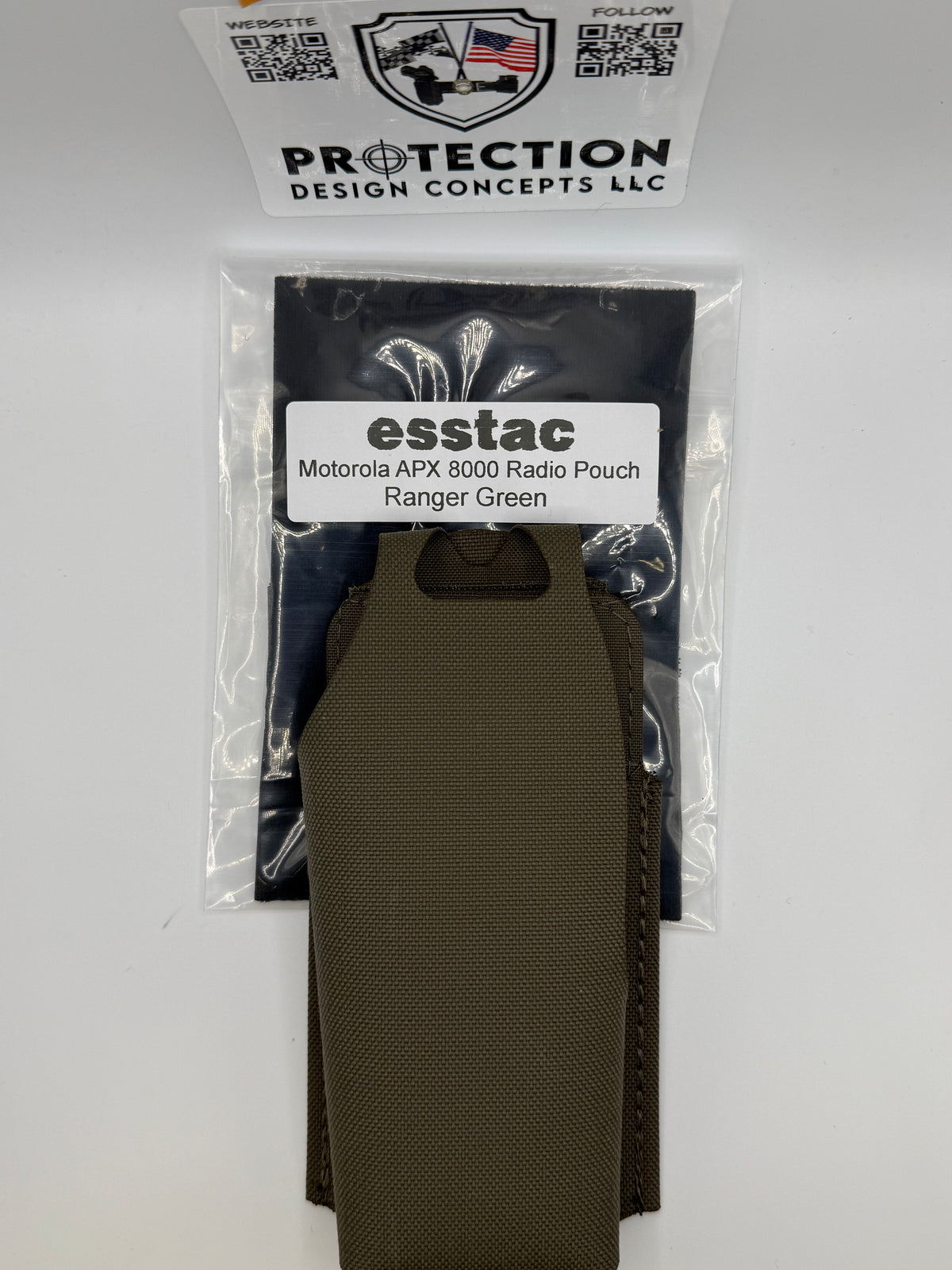 ESSTAC Motorolla 8000 Radio Pouch (Short Battery)