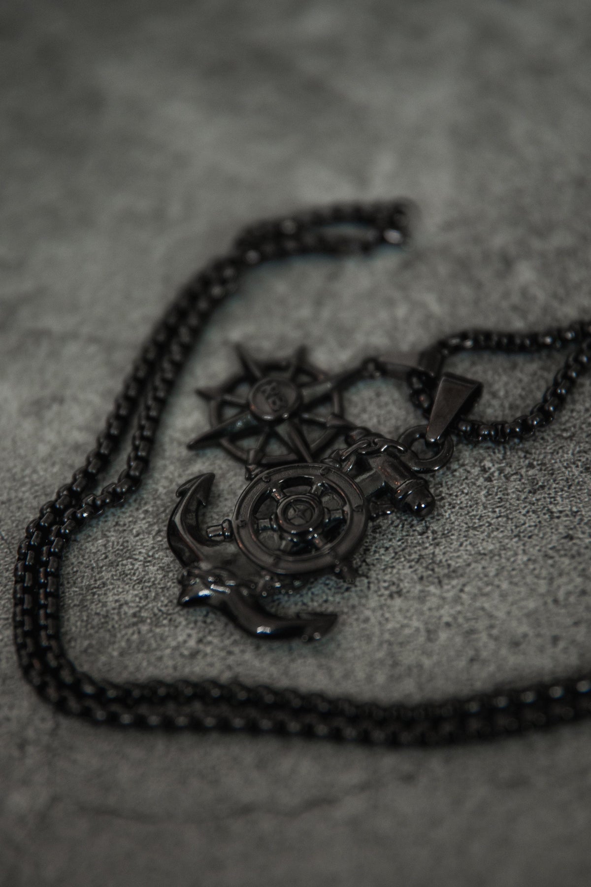 Blackout Anchors Aweigh Necklace