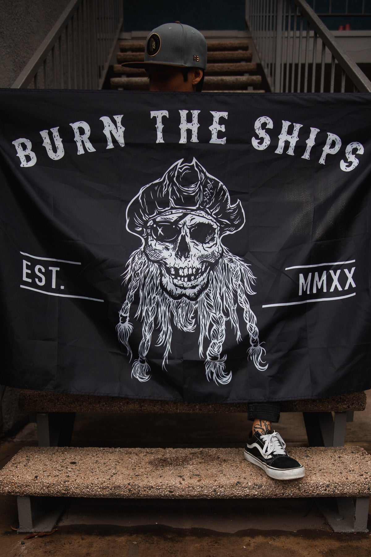 Burn The Ships Flag