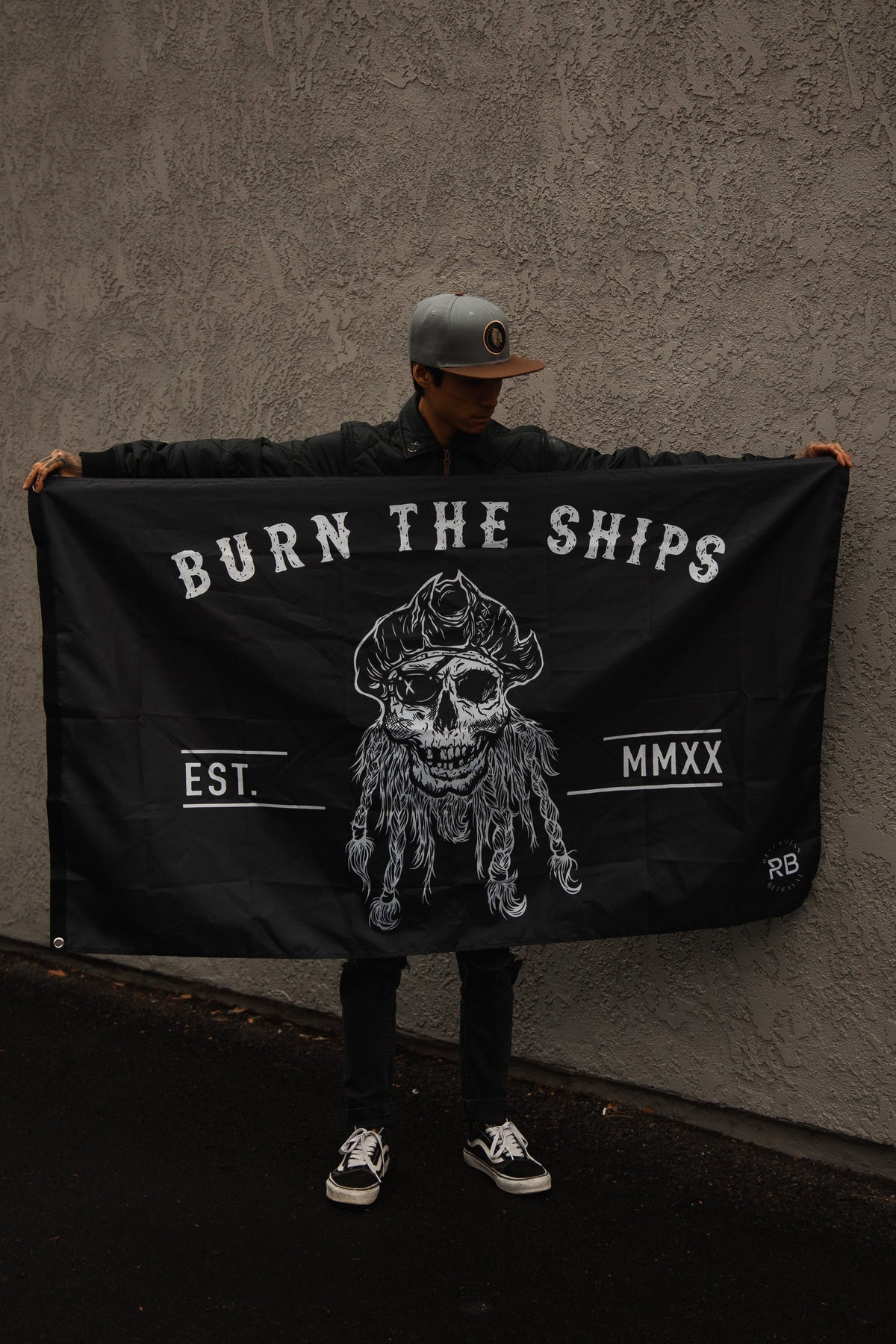 Burn The Ships Flag