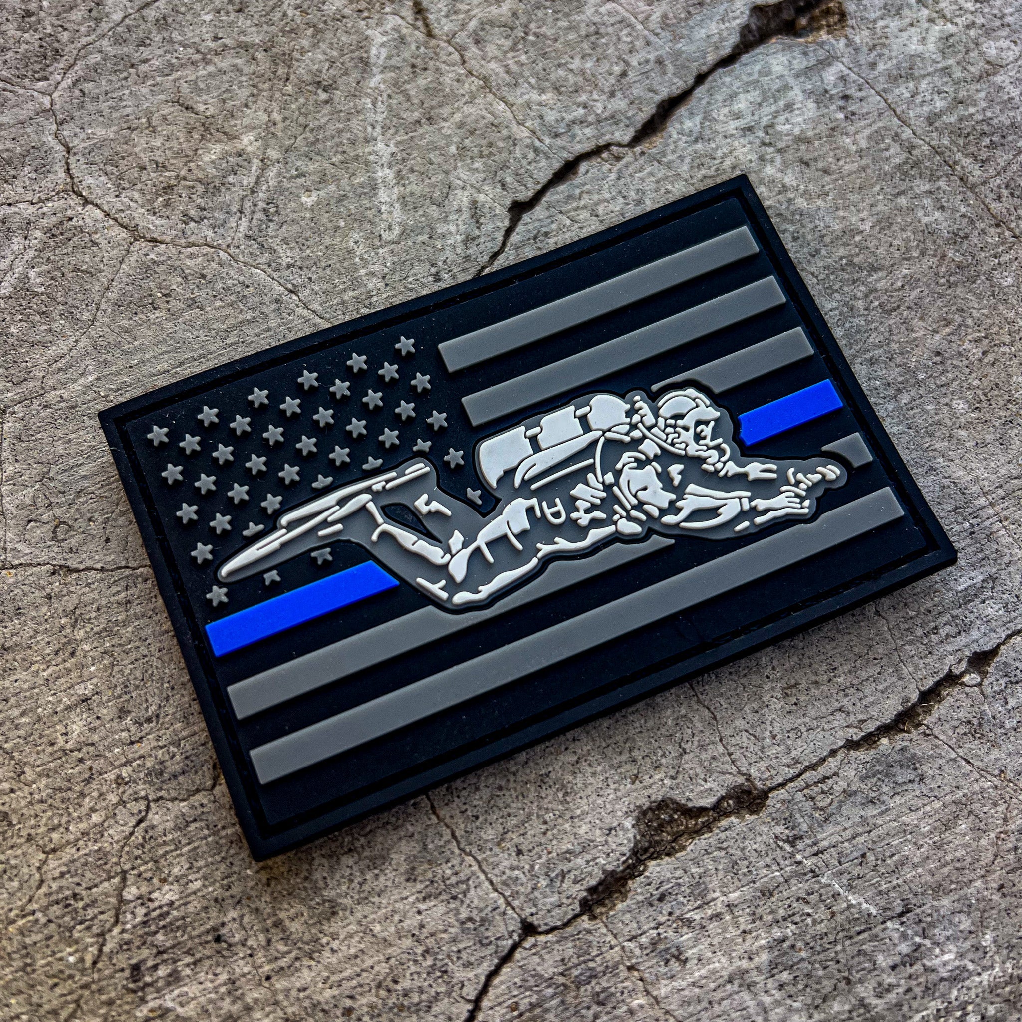 Black Mask Divers PVC Hero Patch