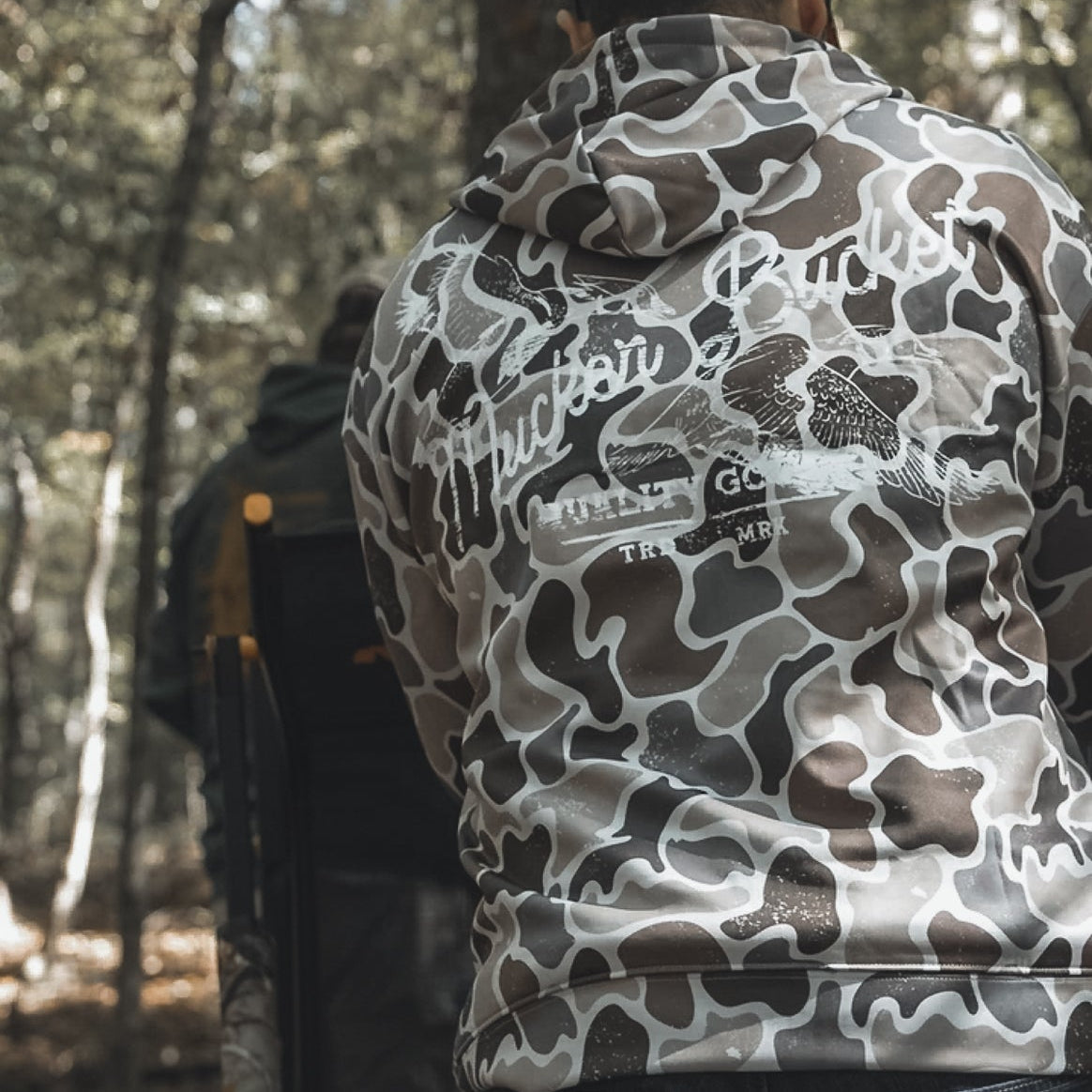 Wood Ducks Premium Athletic Duck Camo Hoodie