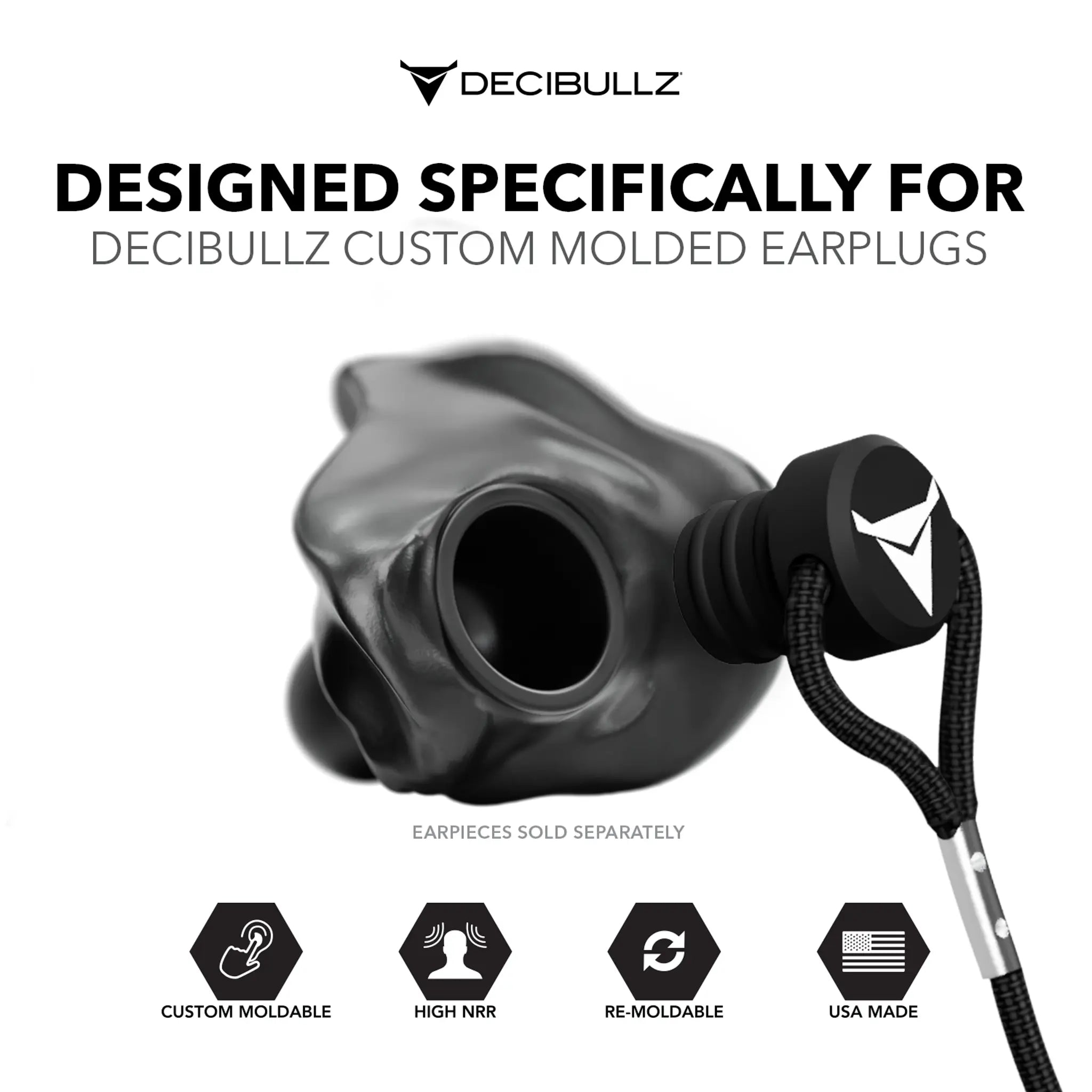 Decibullz Earplug Lanyard