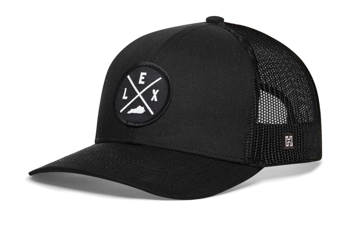 Lexington Trucker Hat | Black LEX X Snapback