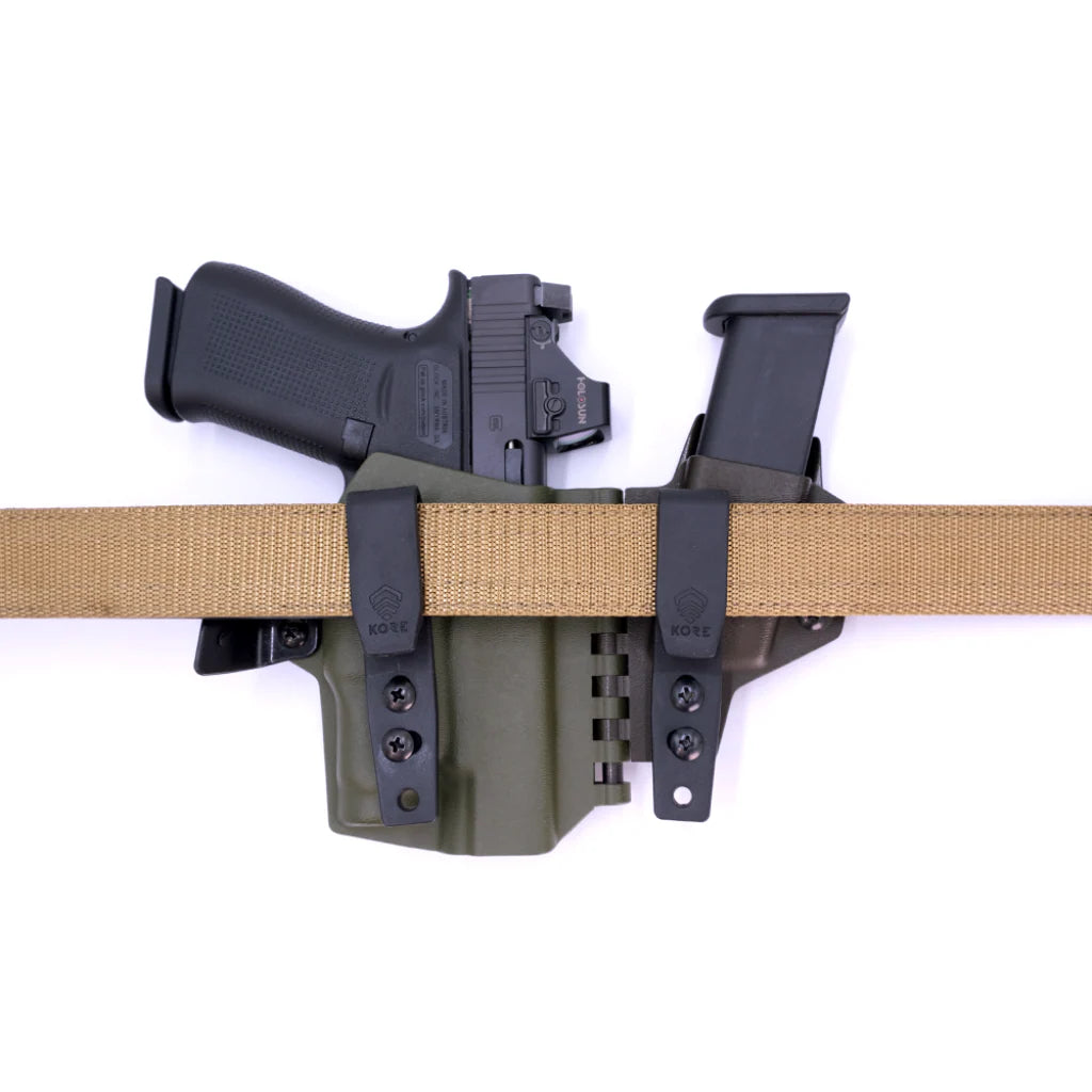 Kore Essentials Quater Belt 1.25" IWB Bottom Hook Holster Clip