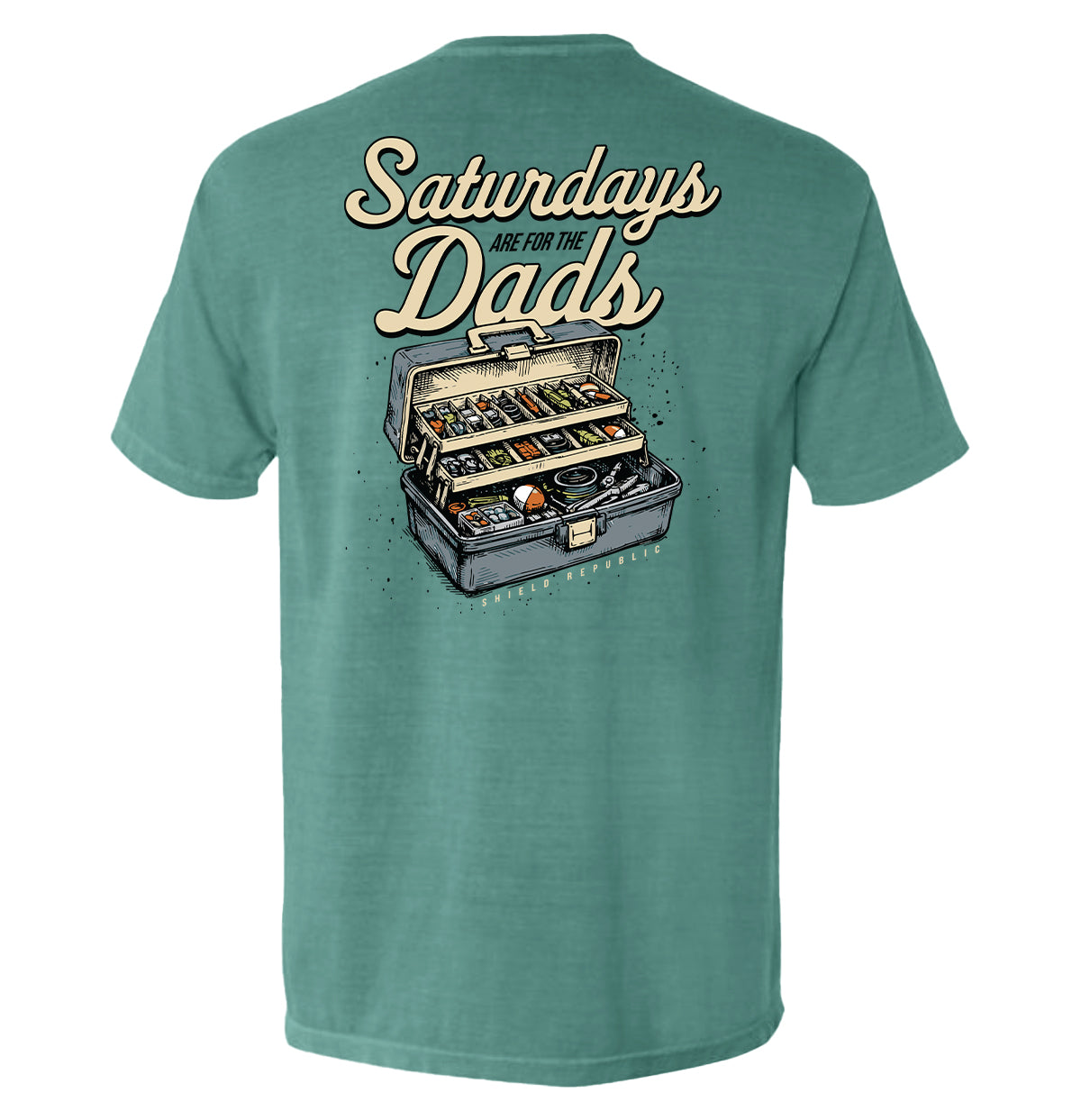 Shield Republic Saturdays Are For The Dads Tackle Box