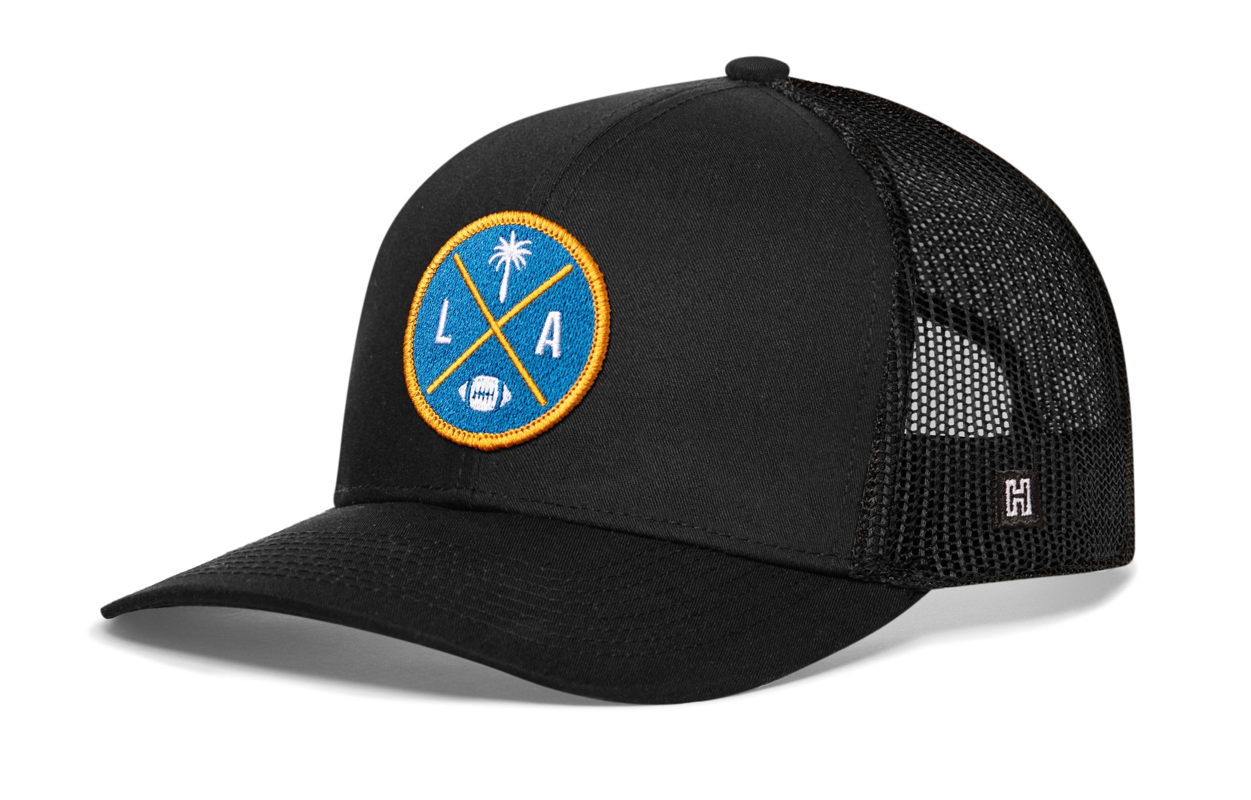 Los Angeles Football Trucker Hat | Light Blue LA X Snapback