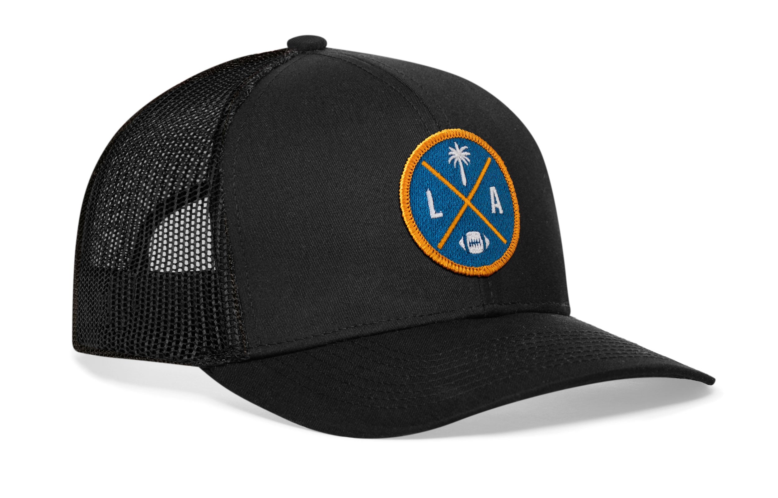 Los Angeles Football Trucker Hat | Light Blue LA X Snapback