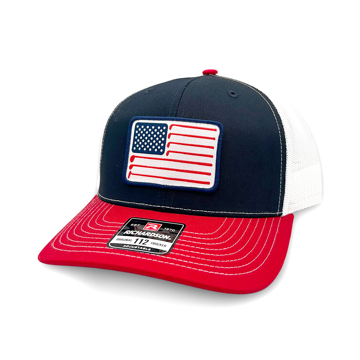 Shield Republic USA Golf Flag (Woven Patch)