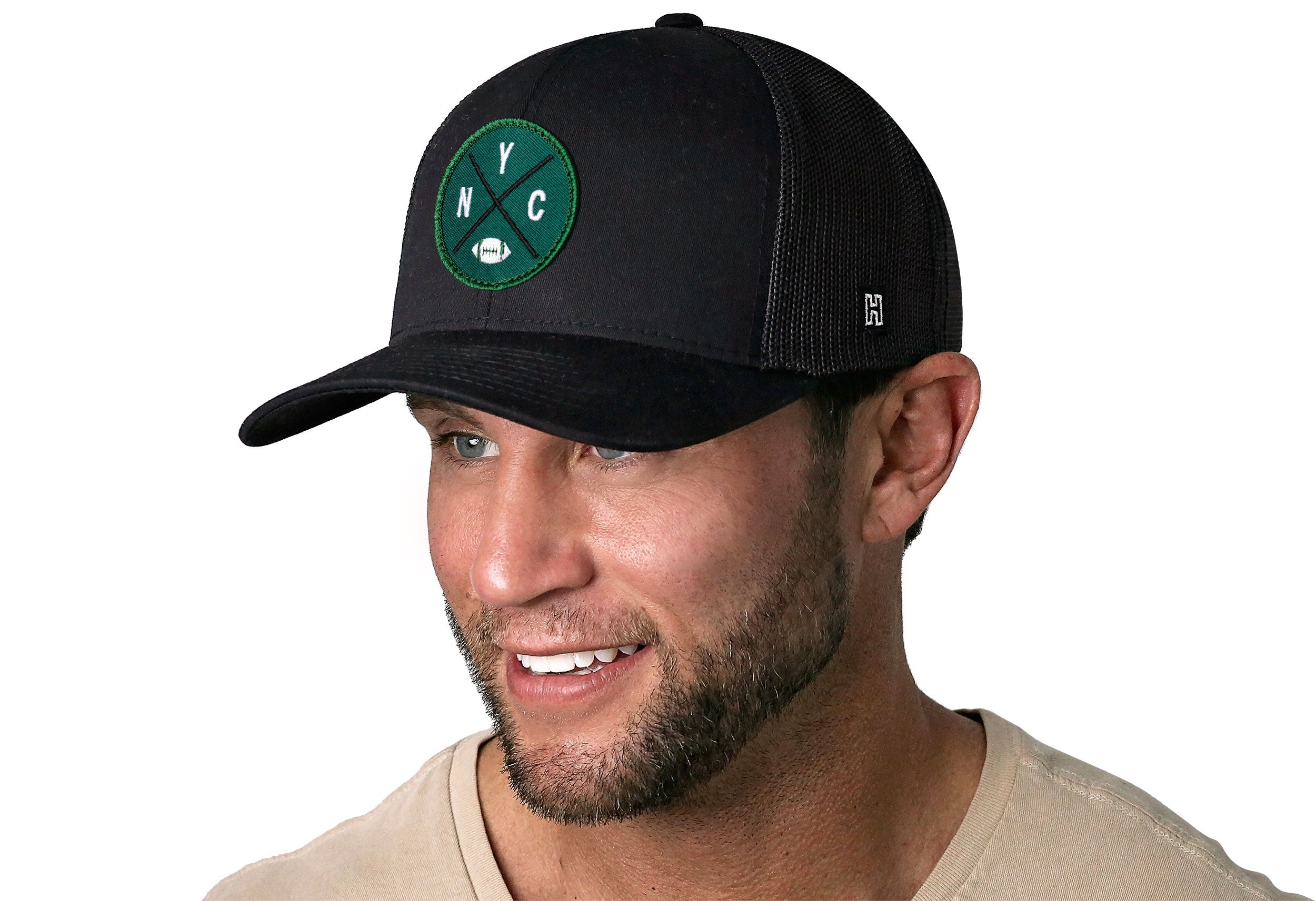 New York Trucker Hat | Black NYC X Football Snapback