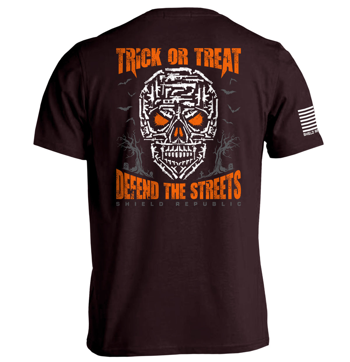 Shield Republic Trick or Treat Defend the Streets | Halloween Law Enforcement Apparel