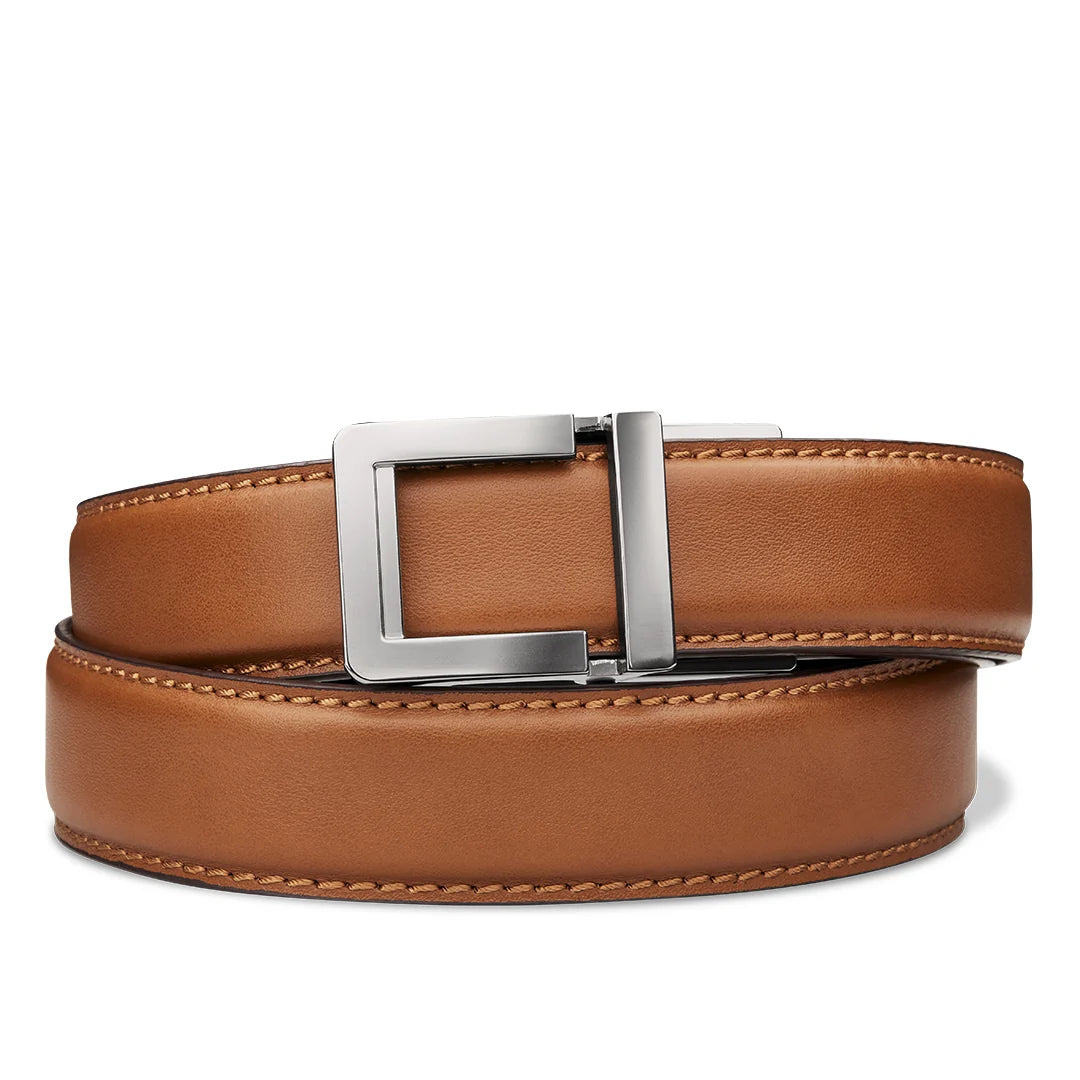 Kore Essentials Brown Leather Quarter Gun Belt 1.25" Q2 Buckle