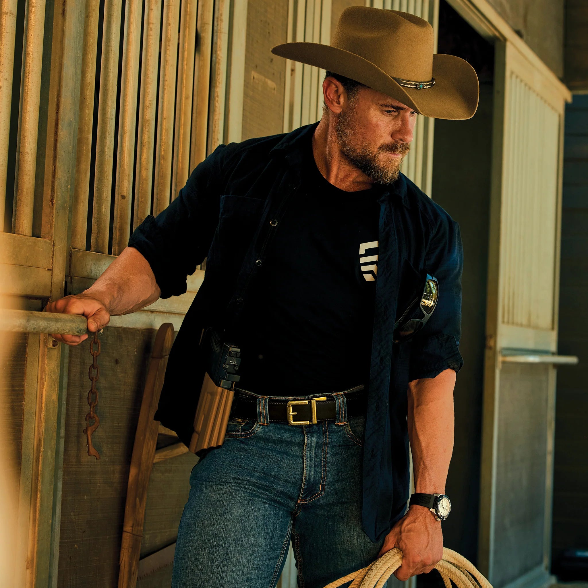 Kore Essentials Leather Ranch Gun Belt
