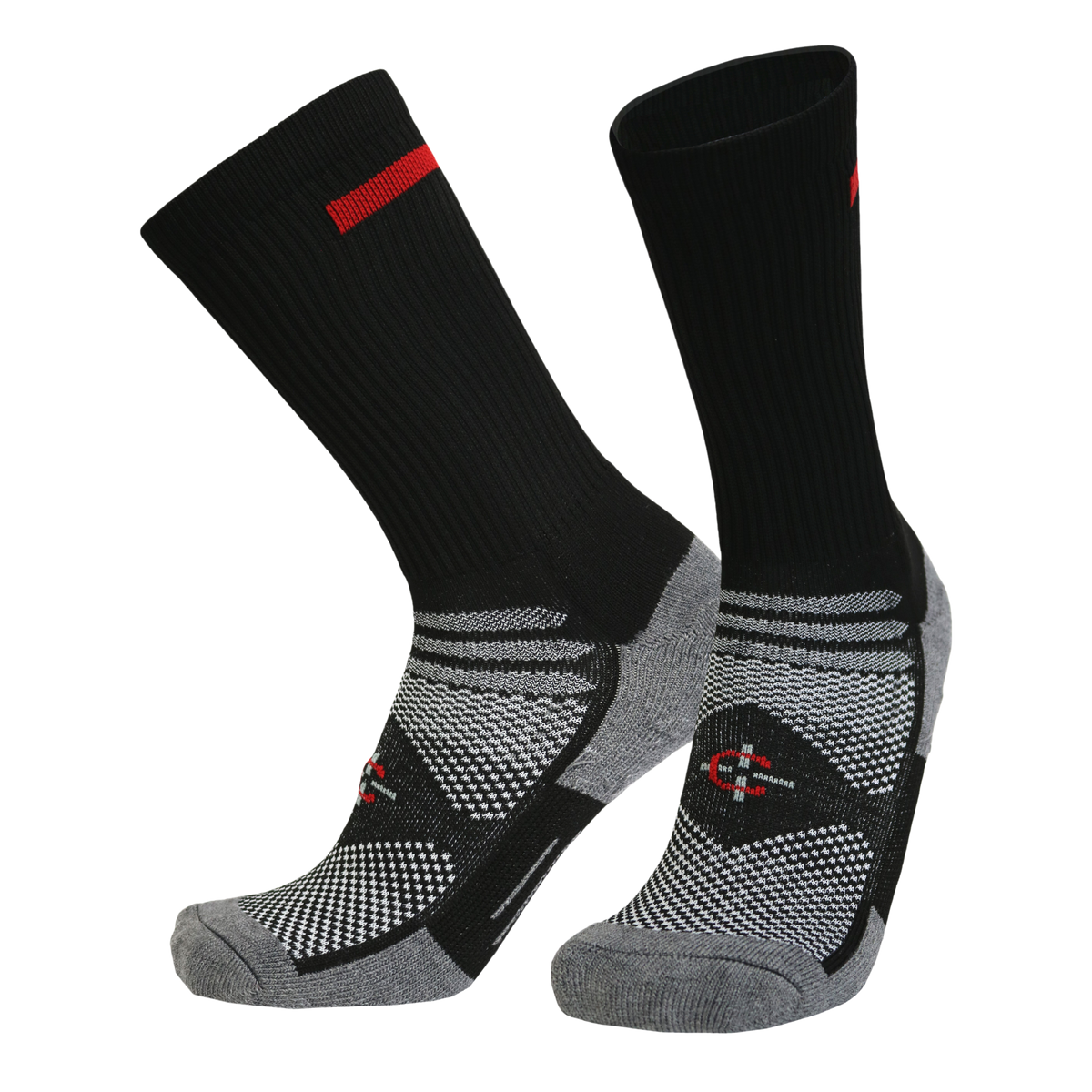 Covert Threads Red Line Crew Sock