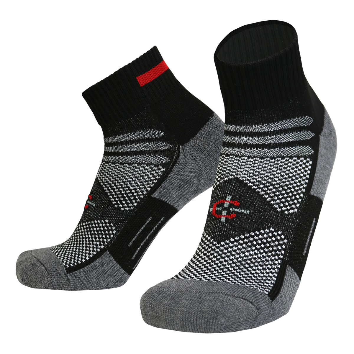 Covert Threads Red Line Quarter Sock