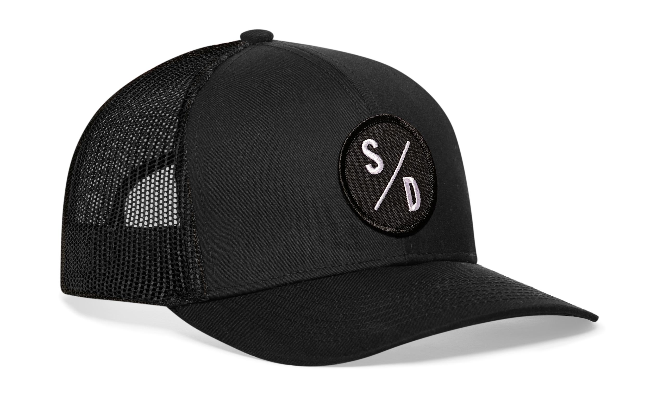 San Diego Trucker Hat | Black SD X Snapback