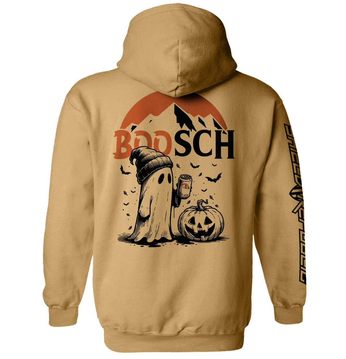 Shield Republic Boosch Beer Ghost | Funny Halloween Graphic T-Shirt & Apparel